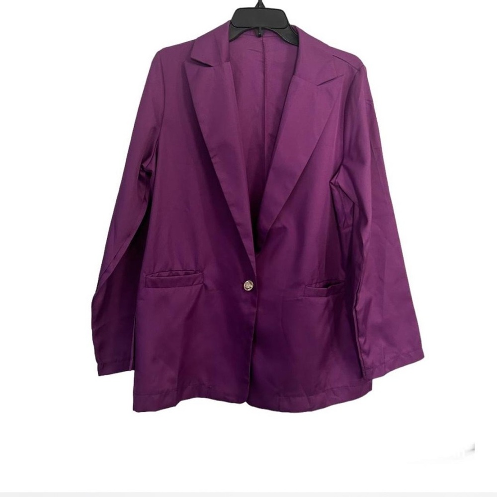 Purple Women's Blazer Size Large